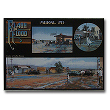 Mural Postcard #13 Flash floods of the 40's