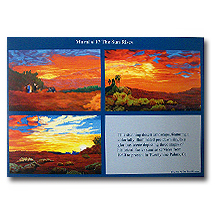 Postcard mural #17 The Sunrise