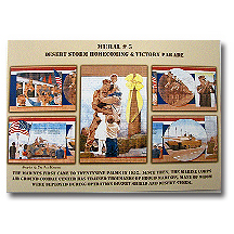 Oasis of Murals #5 Desert Storm homecoming and victory parade